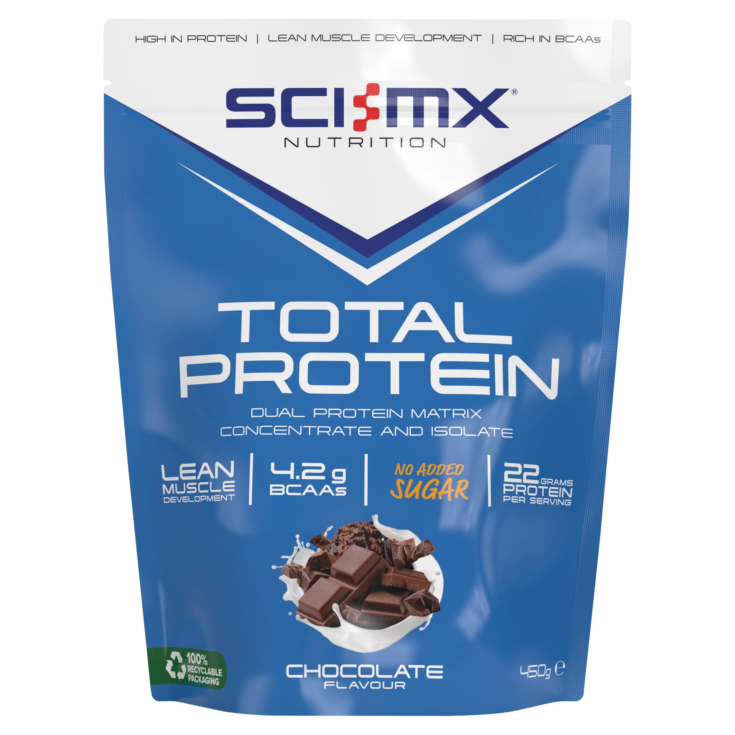SCI-MX Total Protein Powder - Chocolate 450g