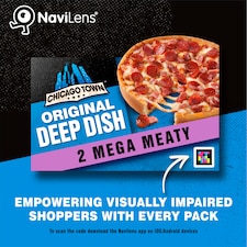 Chicago Town Deep Dish Mega Meaty Pizzas 2 X 157G thumbnail 4