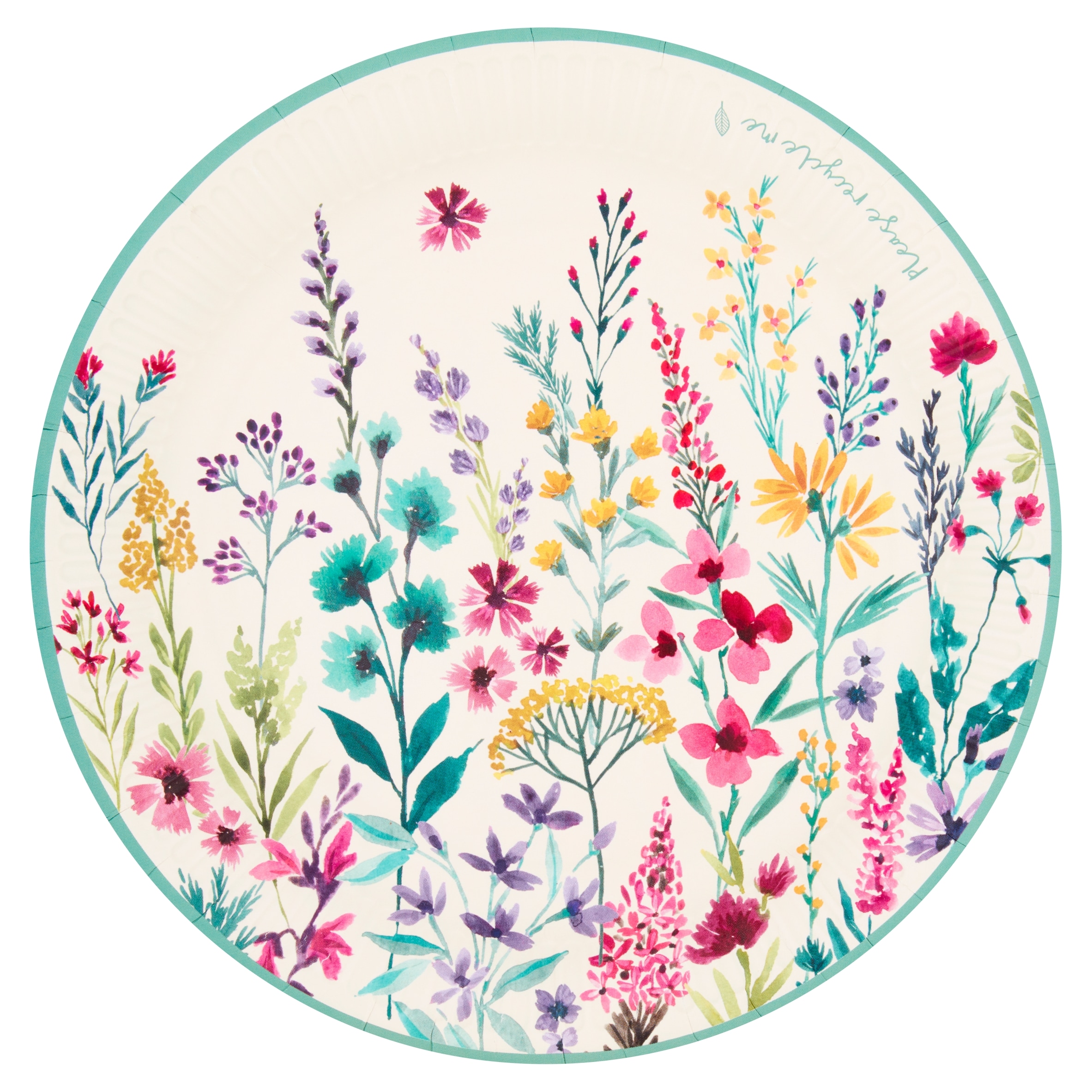Tesco Meadow Plate 23Cm 10 Pack