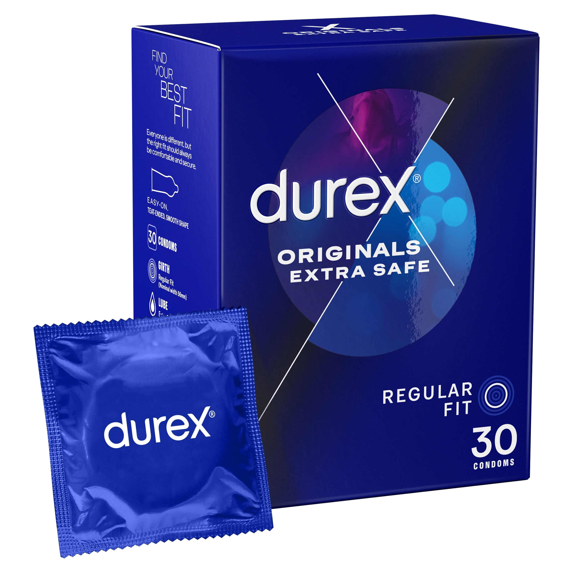Durex Originals Extra Safe Condoms Regular Fit