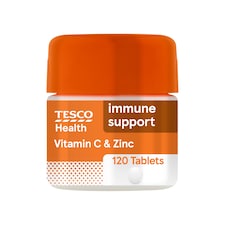 Tesco Health Vitamin C & Zinc Tablets 120s