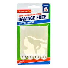 Securefix Picture Hanging Strips Large 4 Pack