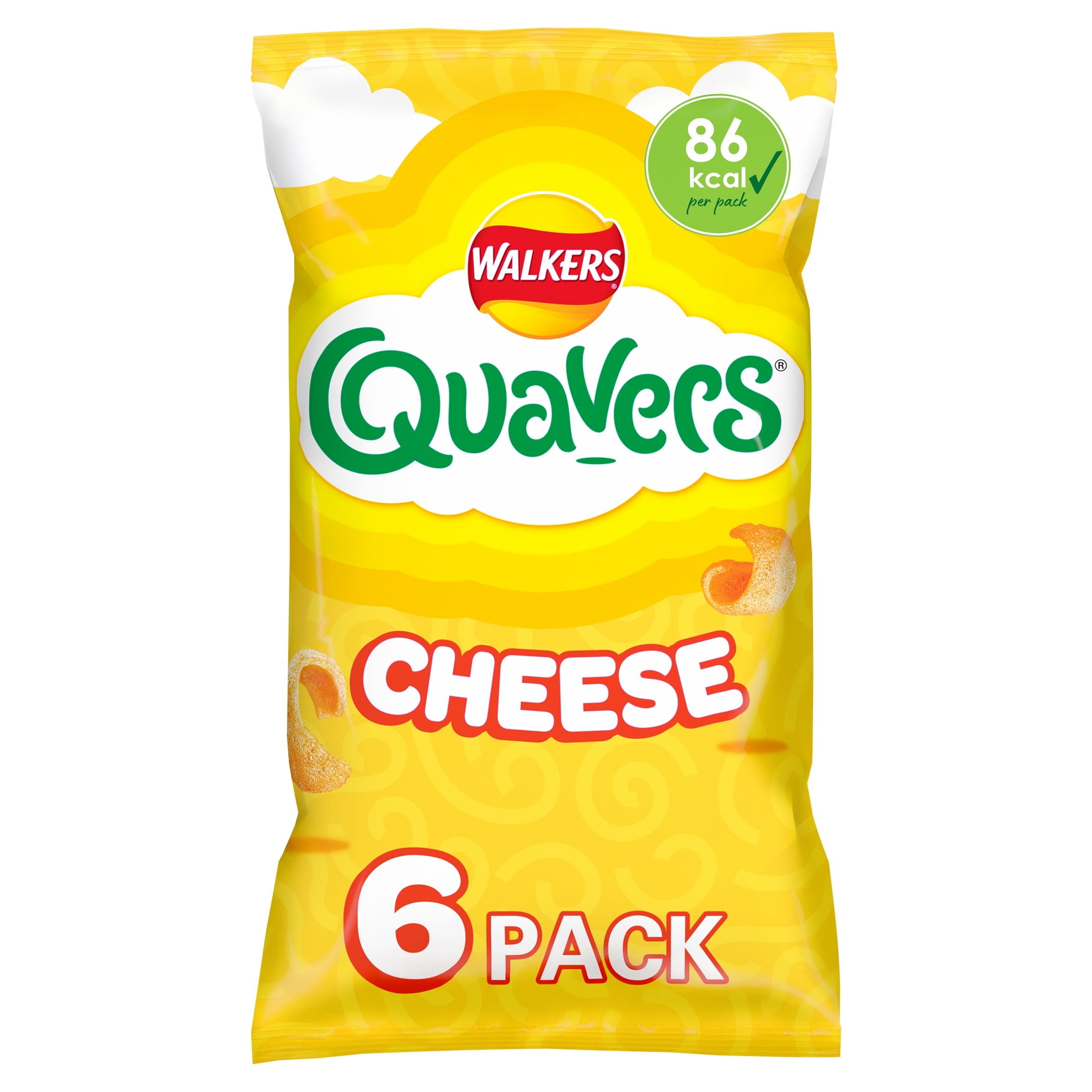 Walkers Quavers Cheese Multipack Crisps 6x16g thumbnail 4