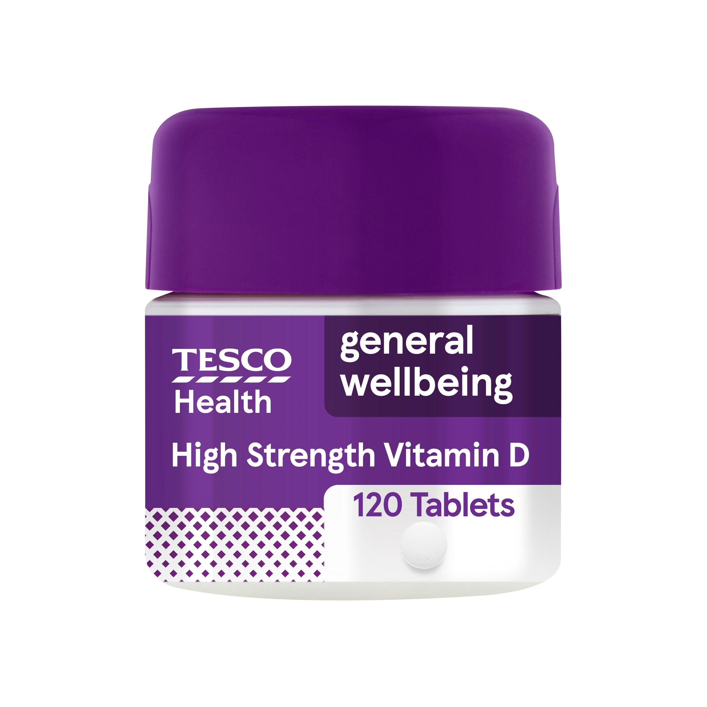 Tesco Health High Strength Vitamin D 25mcg Tablets 120s