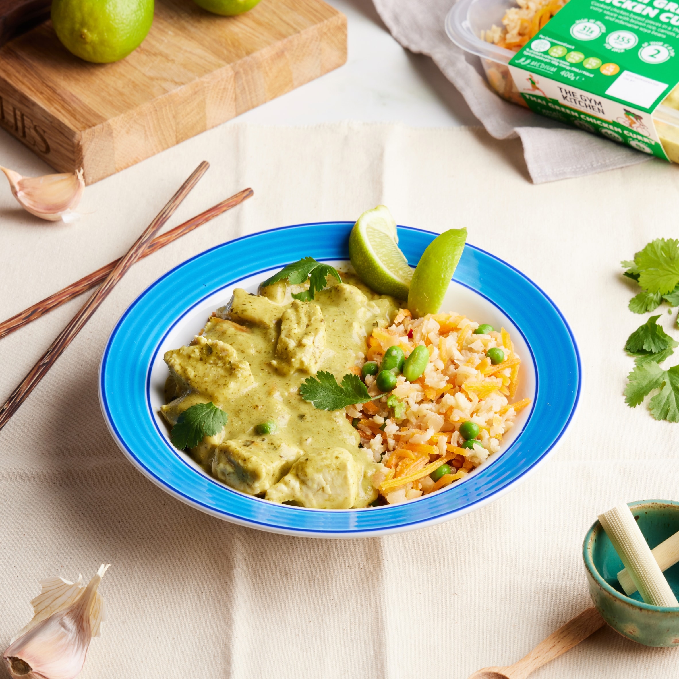 The Gym Kitchen Thai Green Chicken Curry 400G thumbnail 2