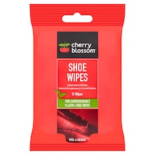 Cherry Blossom Shoe Wipes 12 Pack