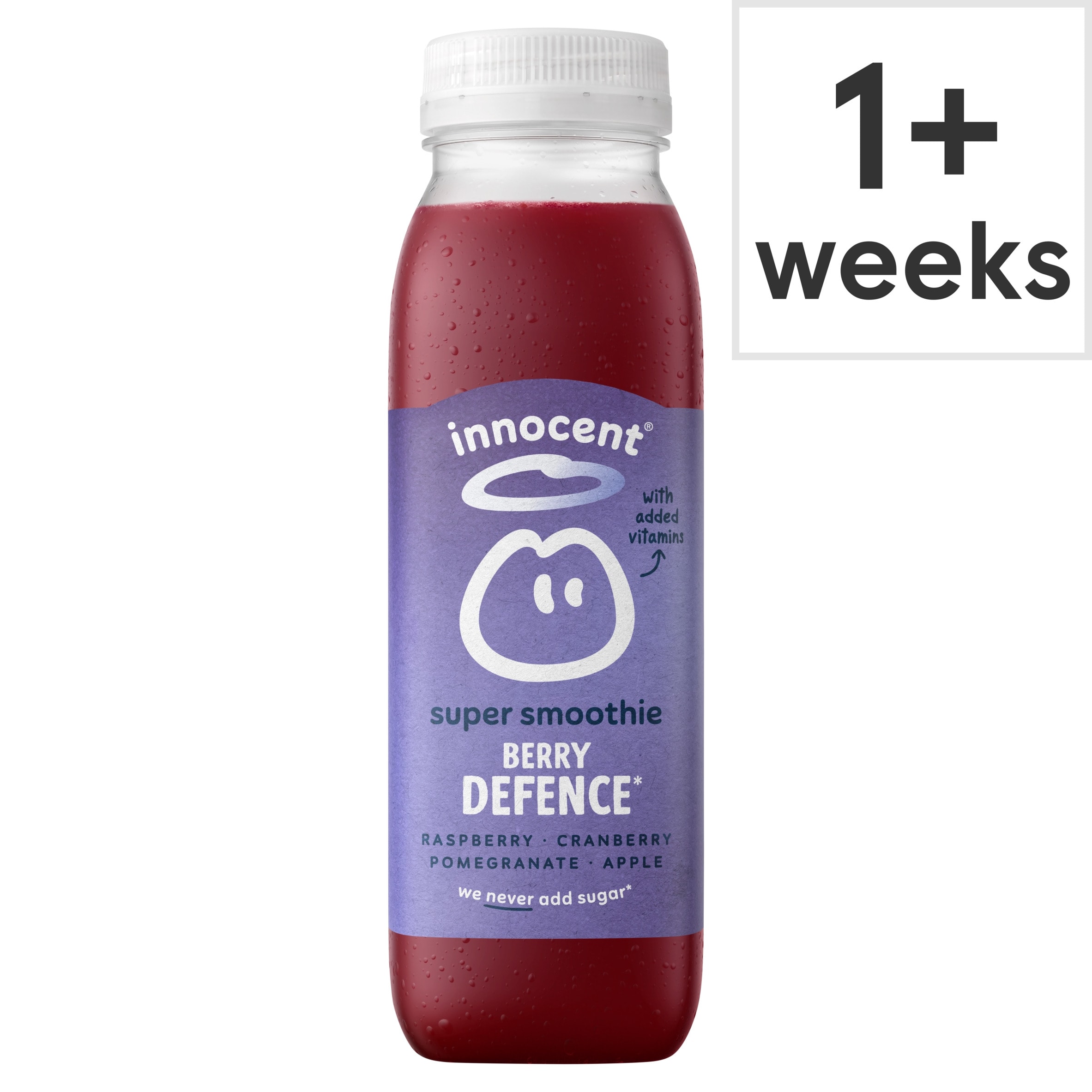 Innocent Super Smoothie Revitalise Raspberry, Cranberry, Pomegranate & Apple with Vitamins 300ml