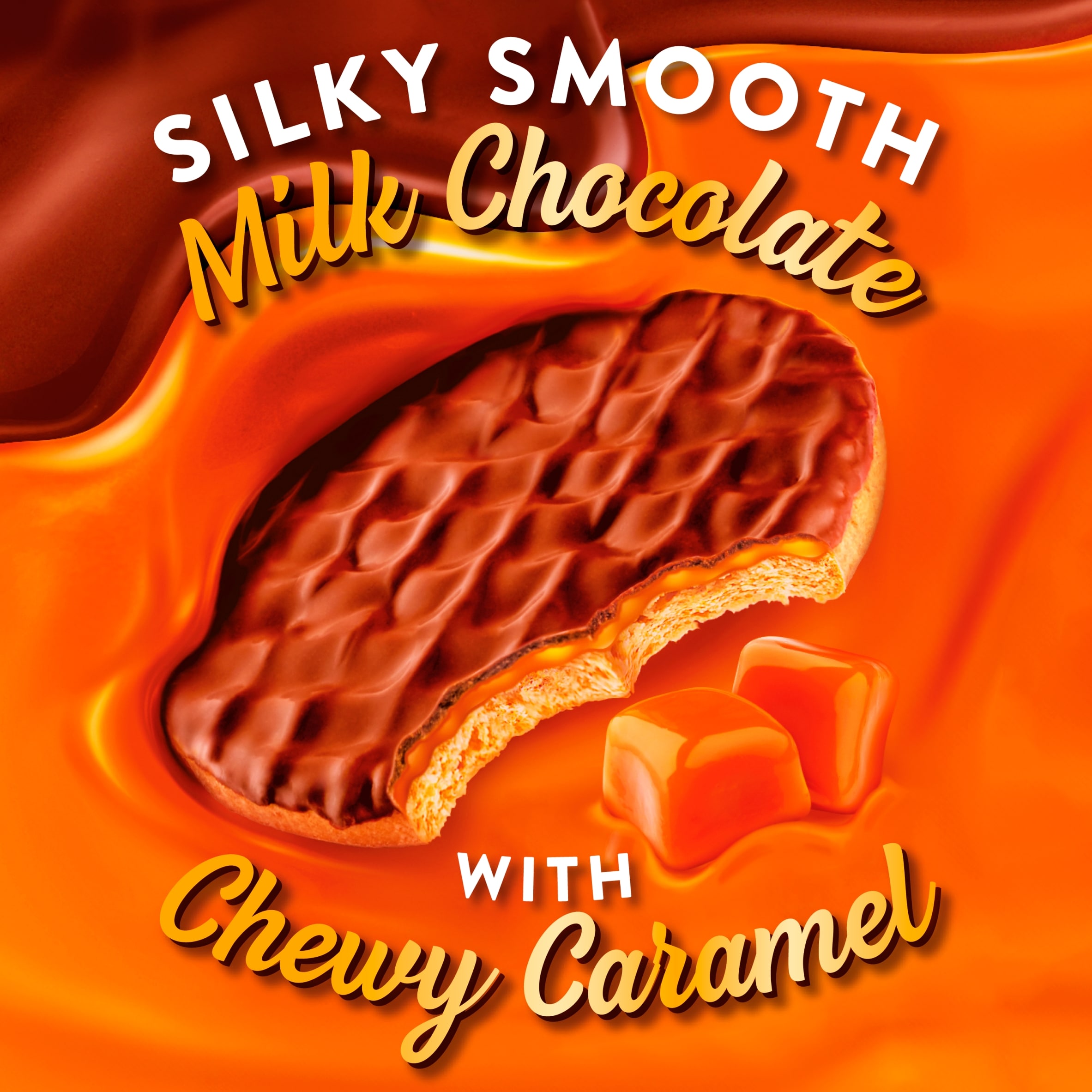 McVitie's Milk Chocolate Digestive Biscuits - Caramel 250g thumbnail 2