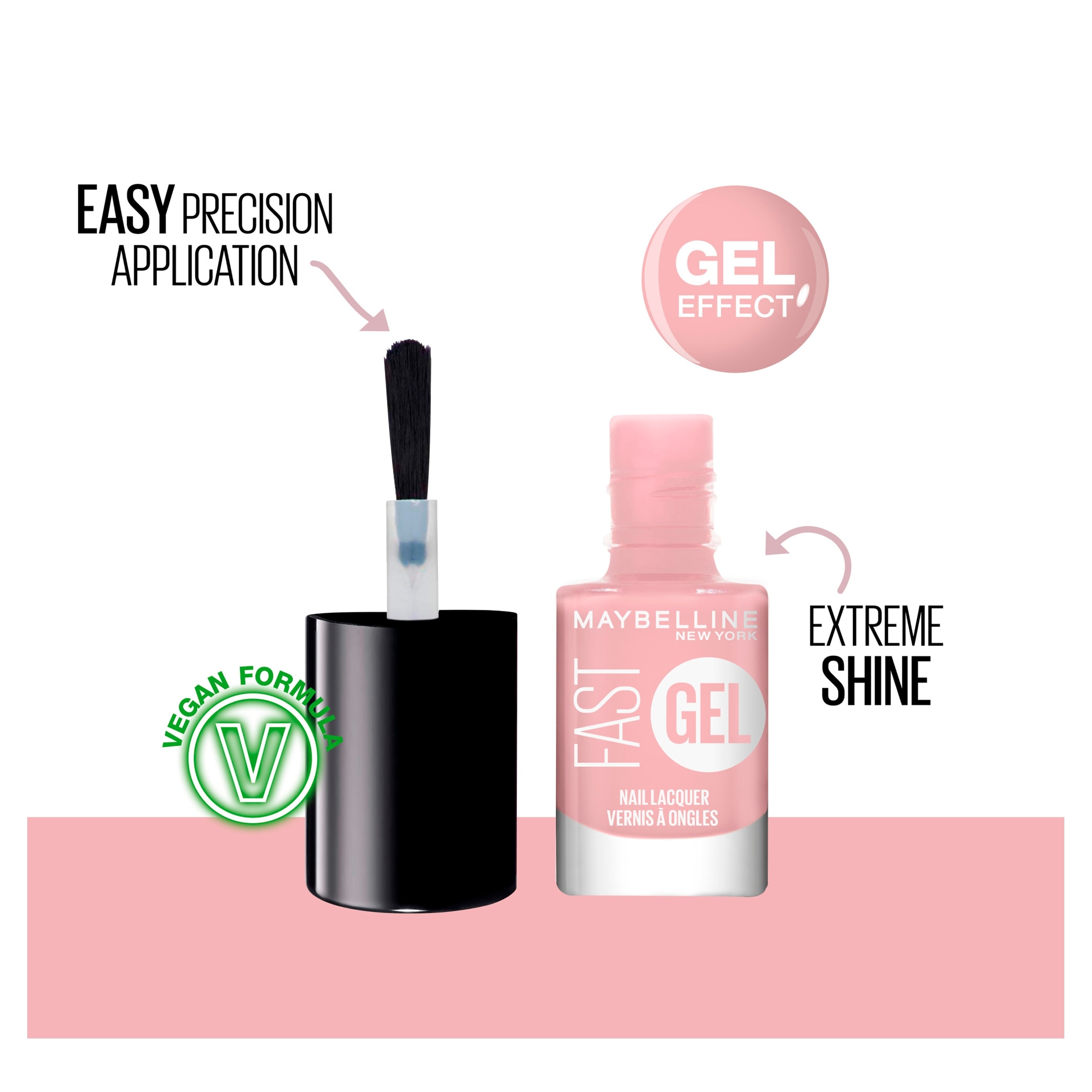 Maybelline Fast Gel Nail Lacquer No 4 Blush 6.7Ml thumbnail 2
