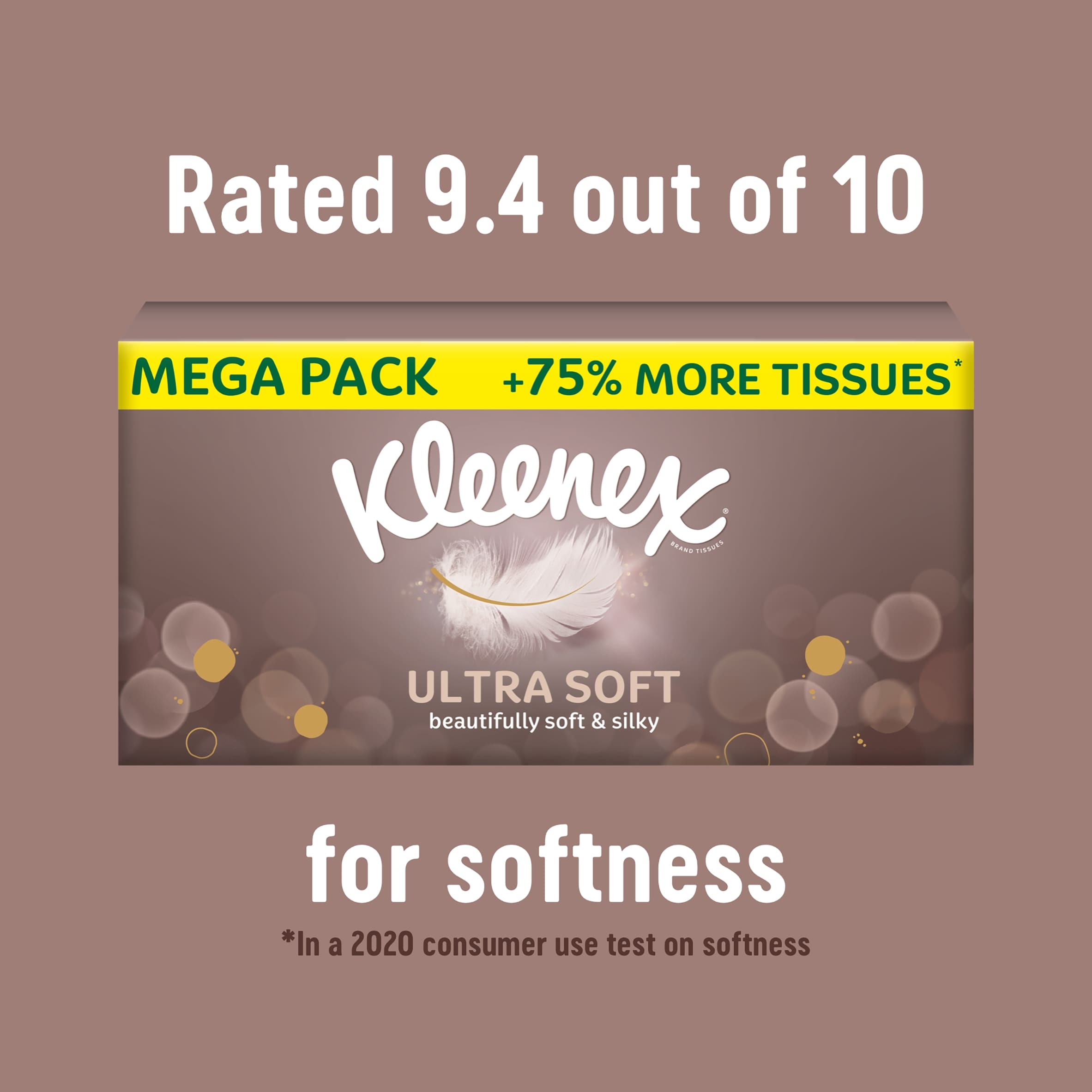 Kleenex Ultra Soft XL Tissues Compact Box 40 Sheets thumbnail 4