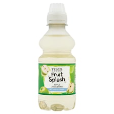 Tesco Fruit Splash No Added Sugar Apple Juice Drink 250Ml