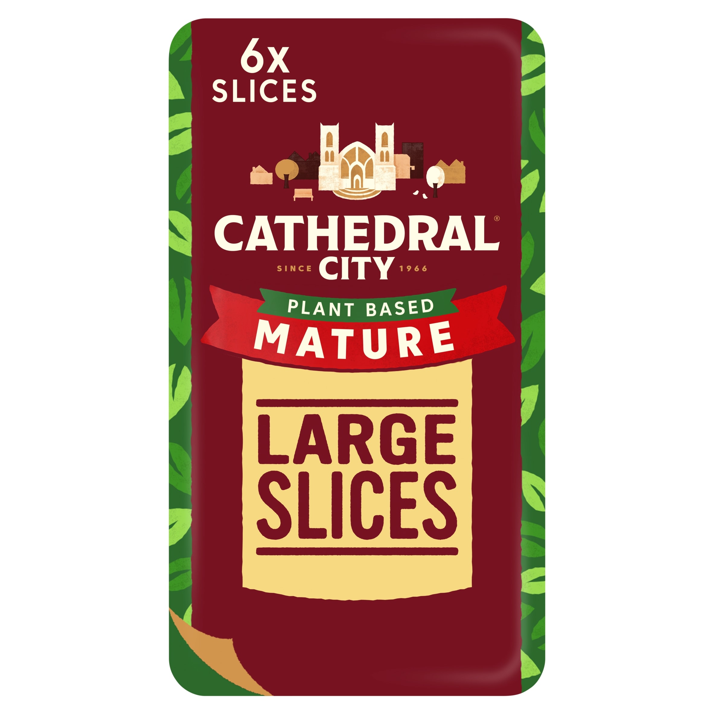 Cathedral City Our Plant Based 6 Dairy Free Cheese Alternative Slices 150g