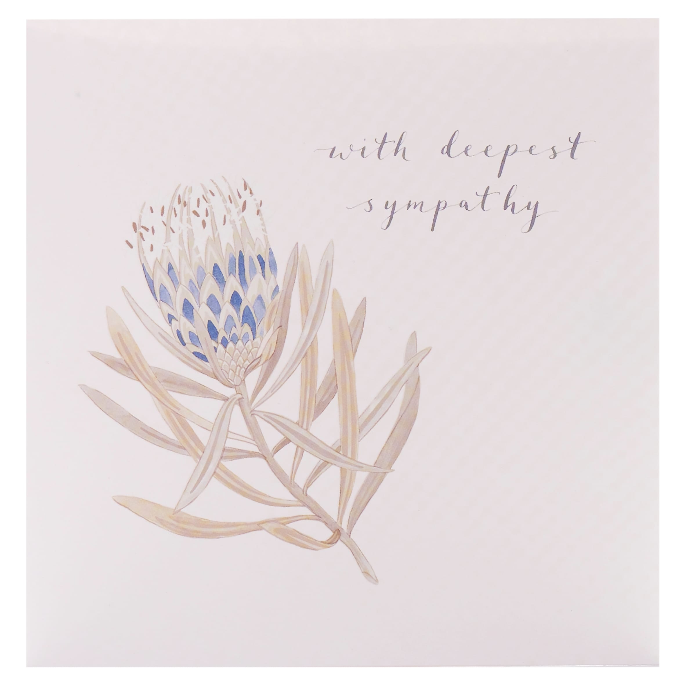 Woodmansterne Sympathy Card With Deepest Sympathy