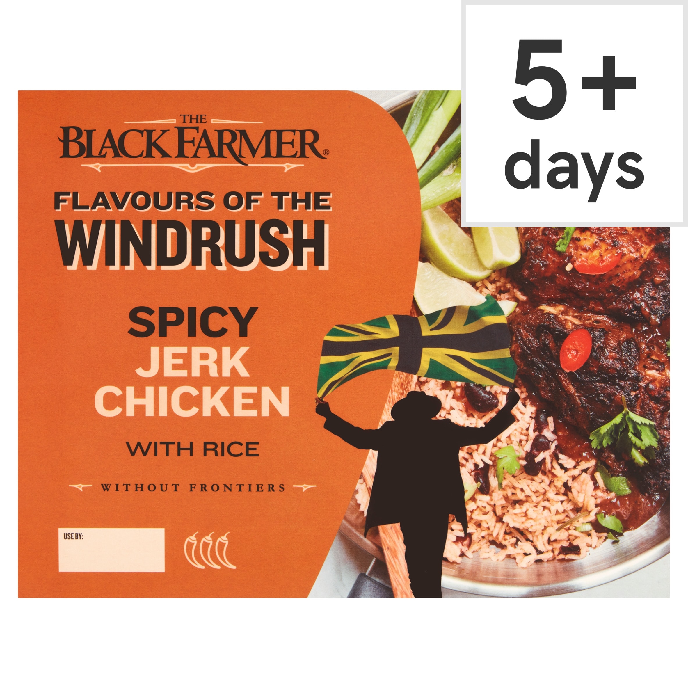 The Black Farmer Traditional Jerk Chicken with Rice