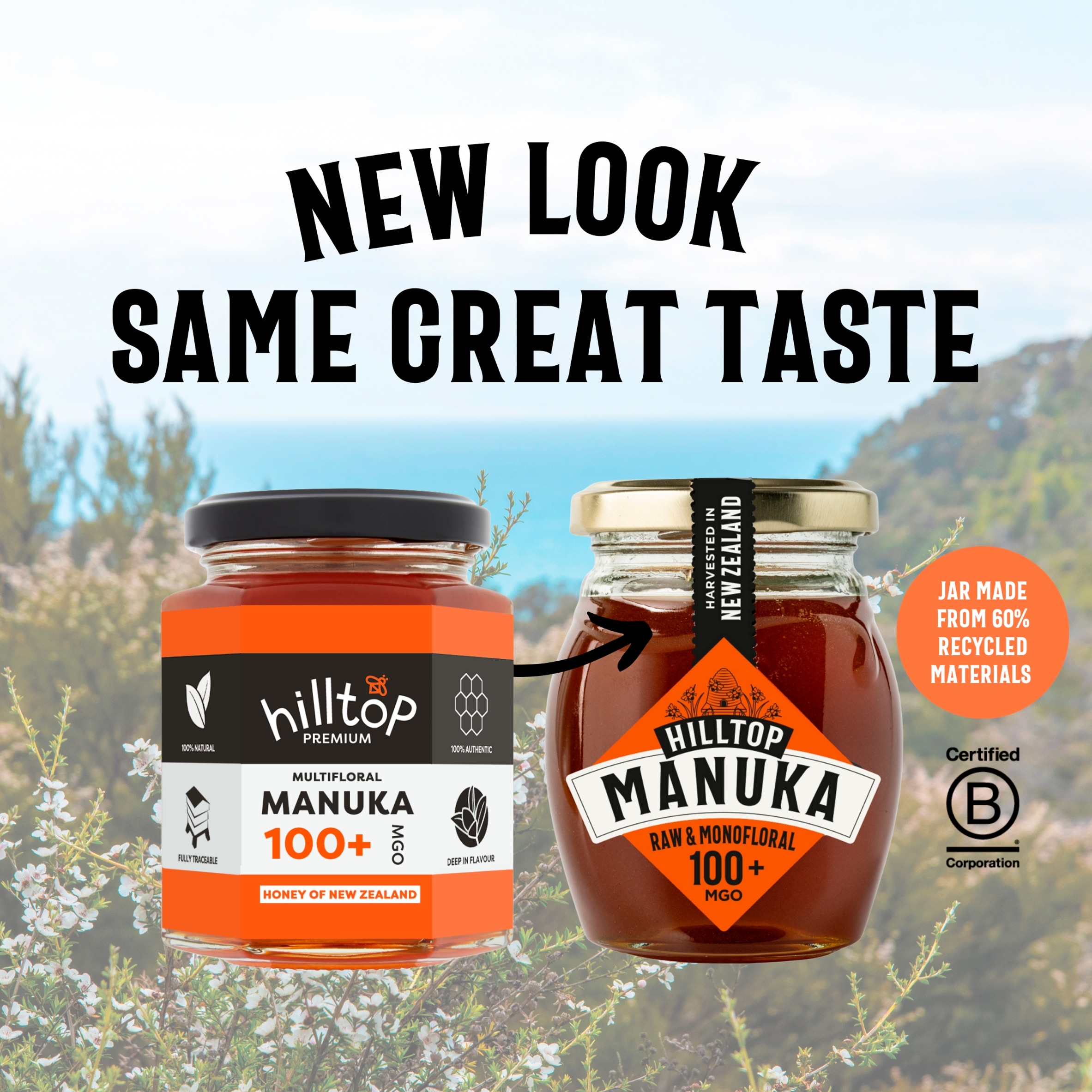 Hilltop Premium Manuka 100+ Mgo Honey Of New Zealand 225G thumbnail 3