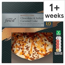 Tesco Finest Chocolate And Salted Caramel Cake
