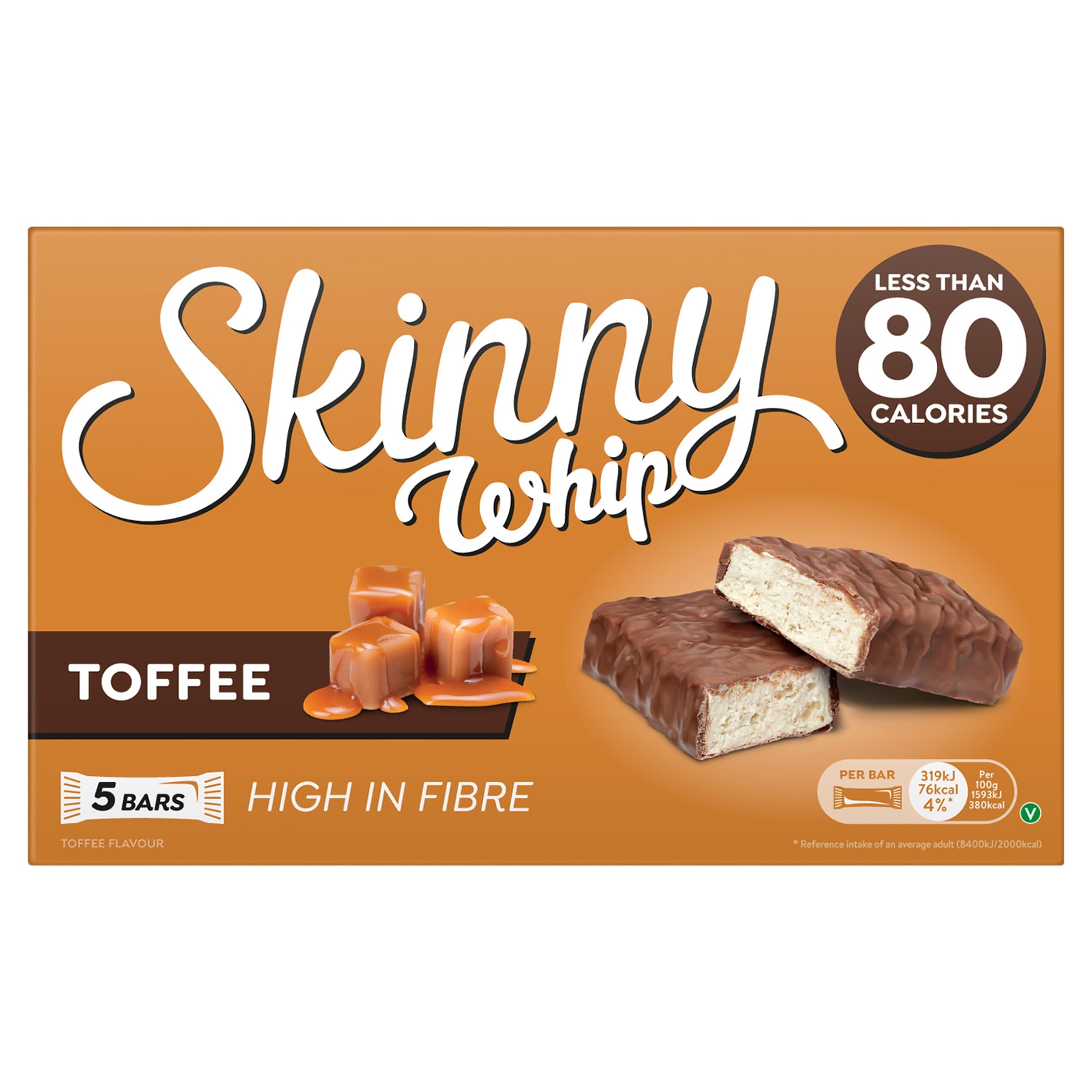 Skinny Whip Toffee Chocolate Bars