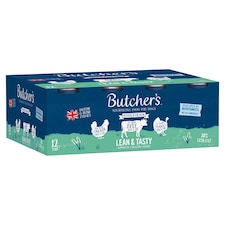 Butcher's Lean & Tasty Low Fat Dog Food 12X390g