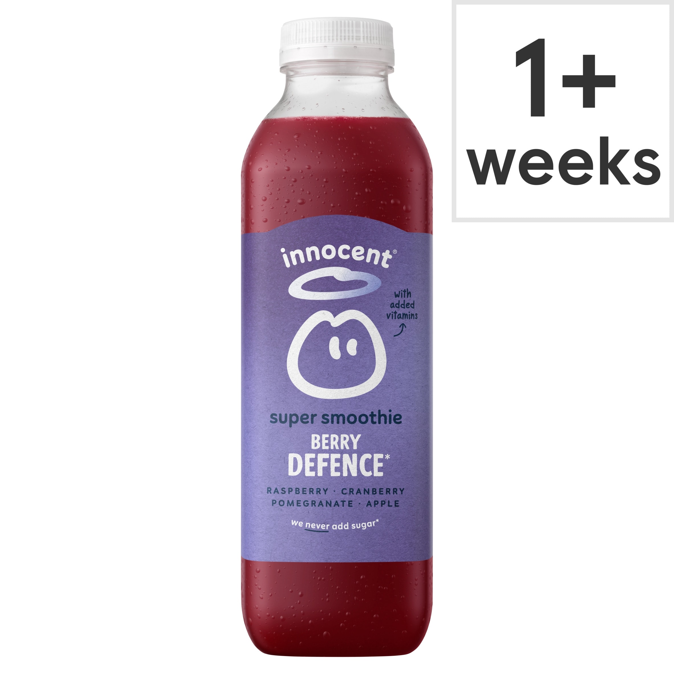Innocent Super Smoothie Revitalise Raspberry, Cranberry, Pomegranate & Apple with Vitamins 750ml