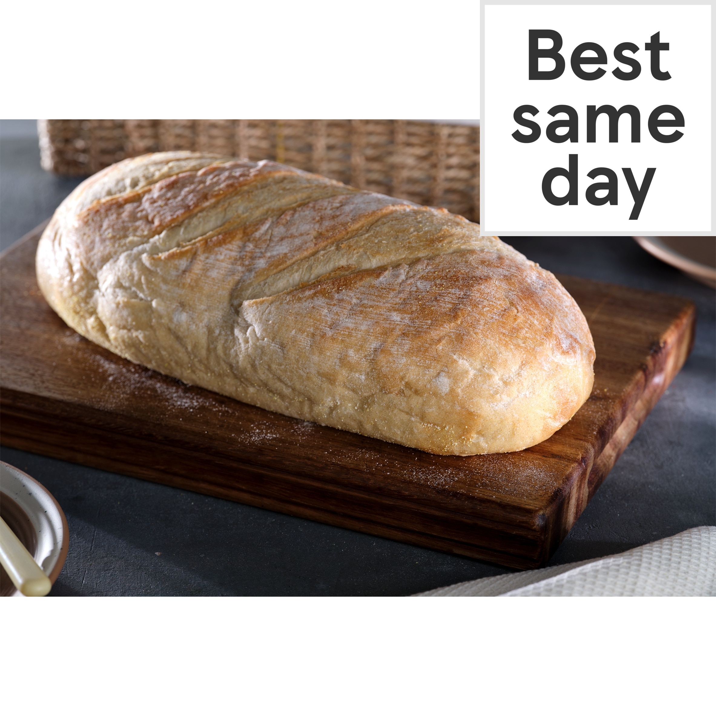 Tesco Finest Stonebaked White Crusty Bloomer 600G