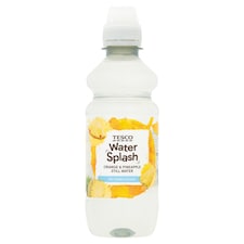 Tesco Water Splash No Added Sugar Still Water - Orange & Pineapple 300ml
