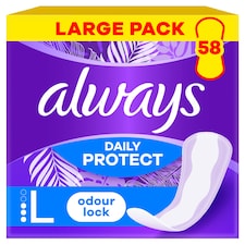 Always Dailies Large Panty Liners 58 Pack