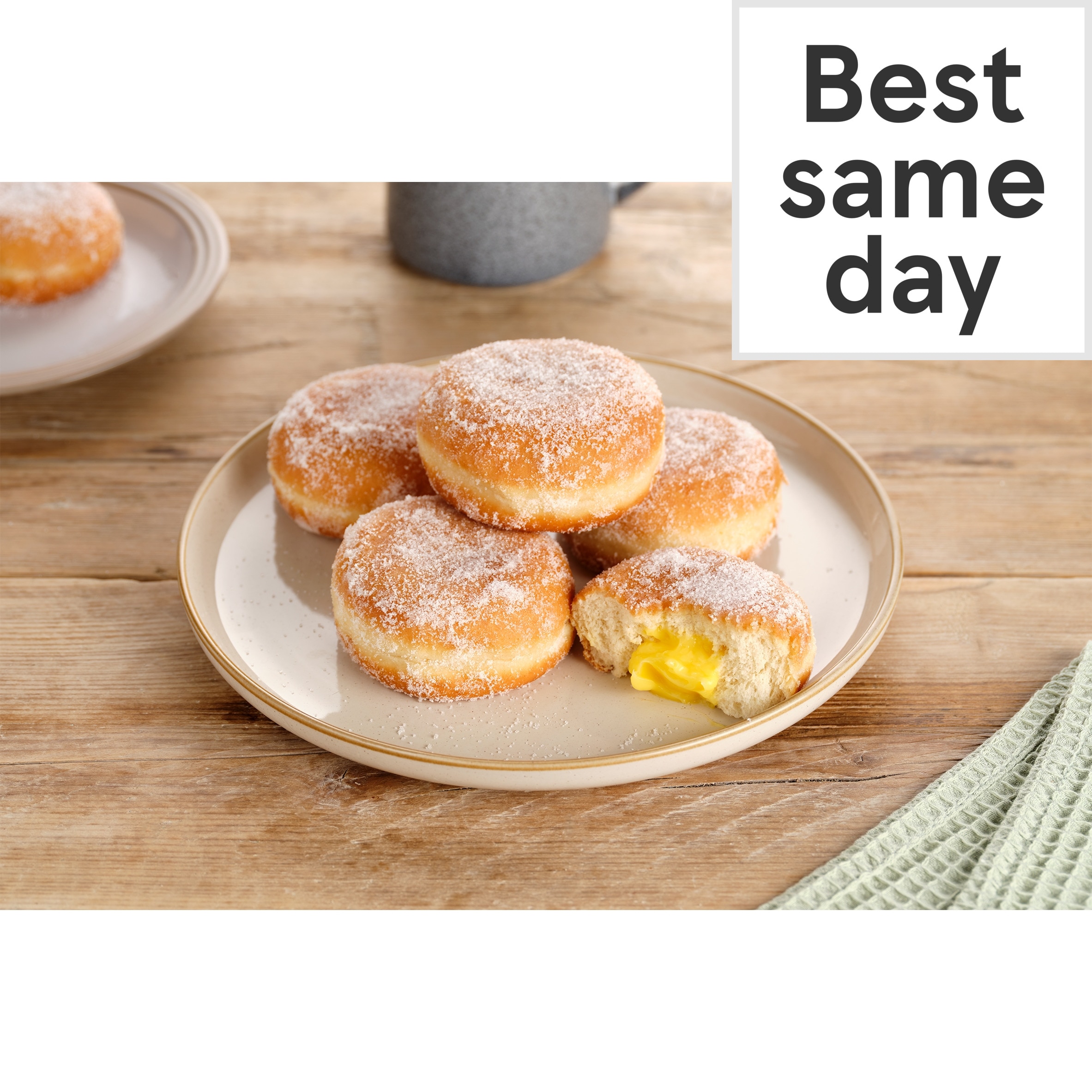 Tesco 5 Custard Doughnuts