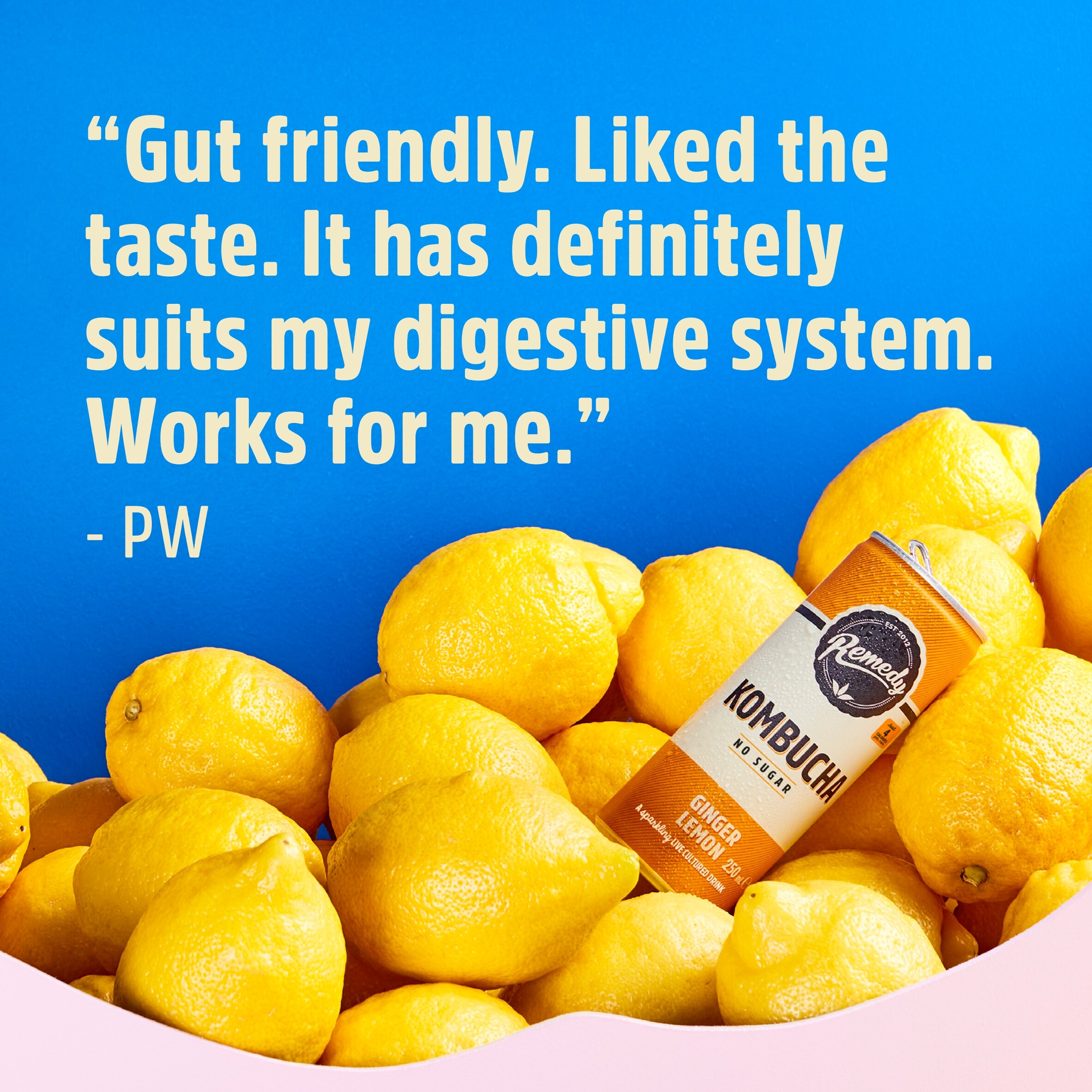 Remedy Kombucha Ginger Lemon 700Ml thumbnail 3
