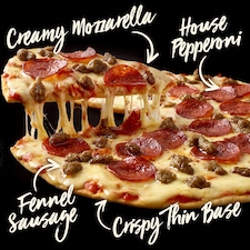 Chicago Town Ultimate Chicago Thin Sausage & Pepperoni Large Pizza thumbnail 2