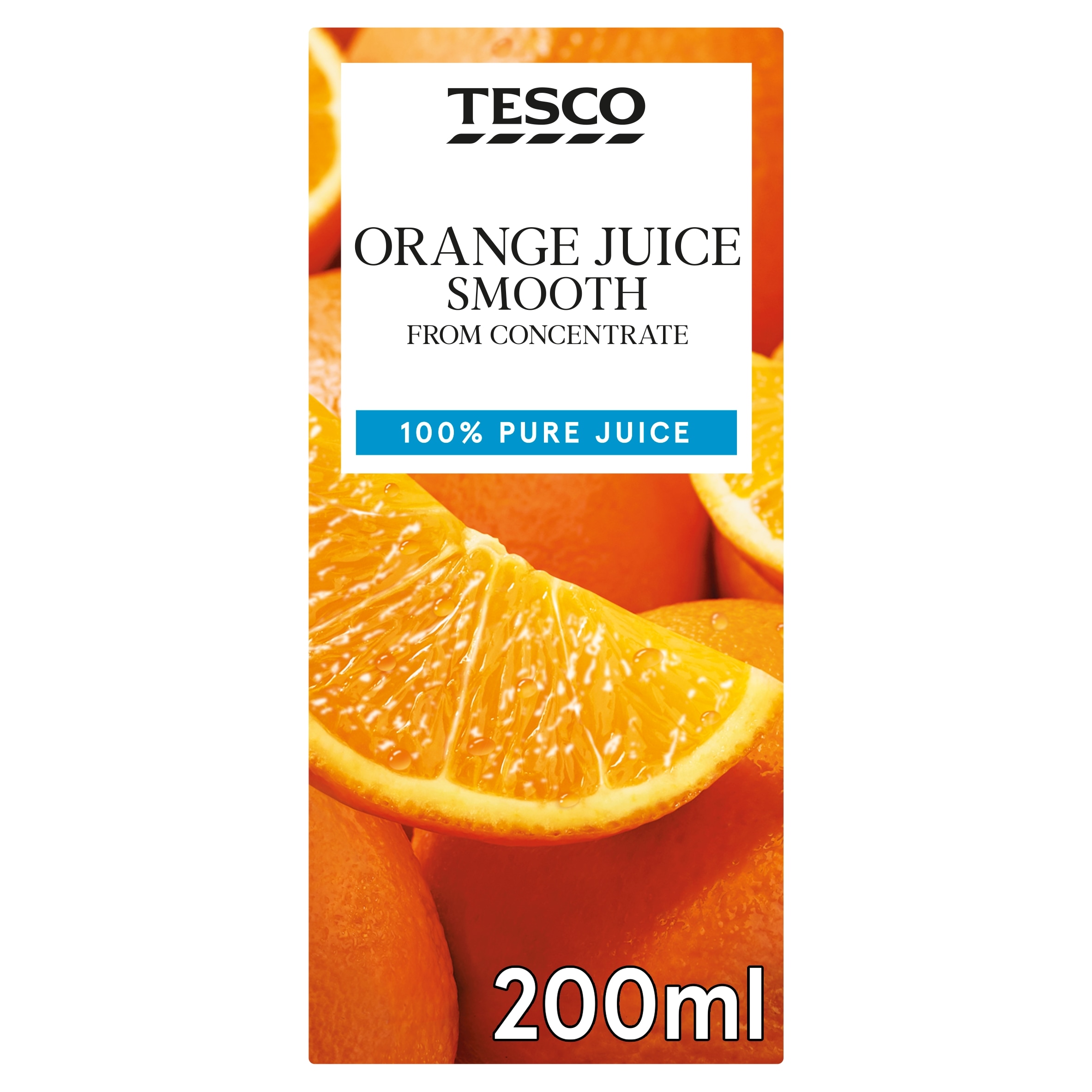 Tesco Orange Juice Smooth From Concentrate 200Ml