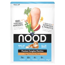 Nood Cat Premium Cage Free Chicken 3Kg