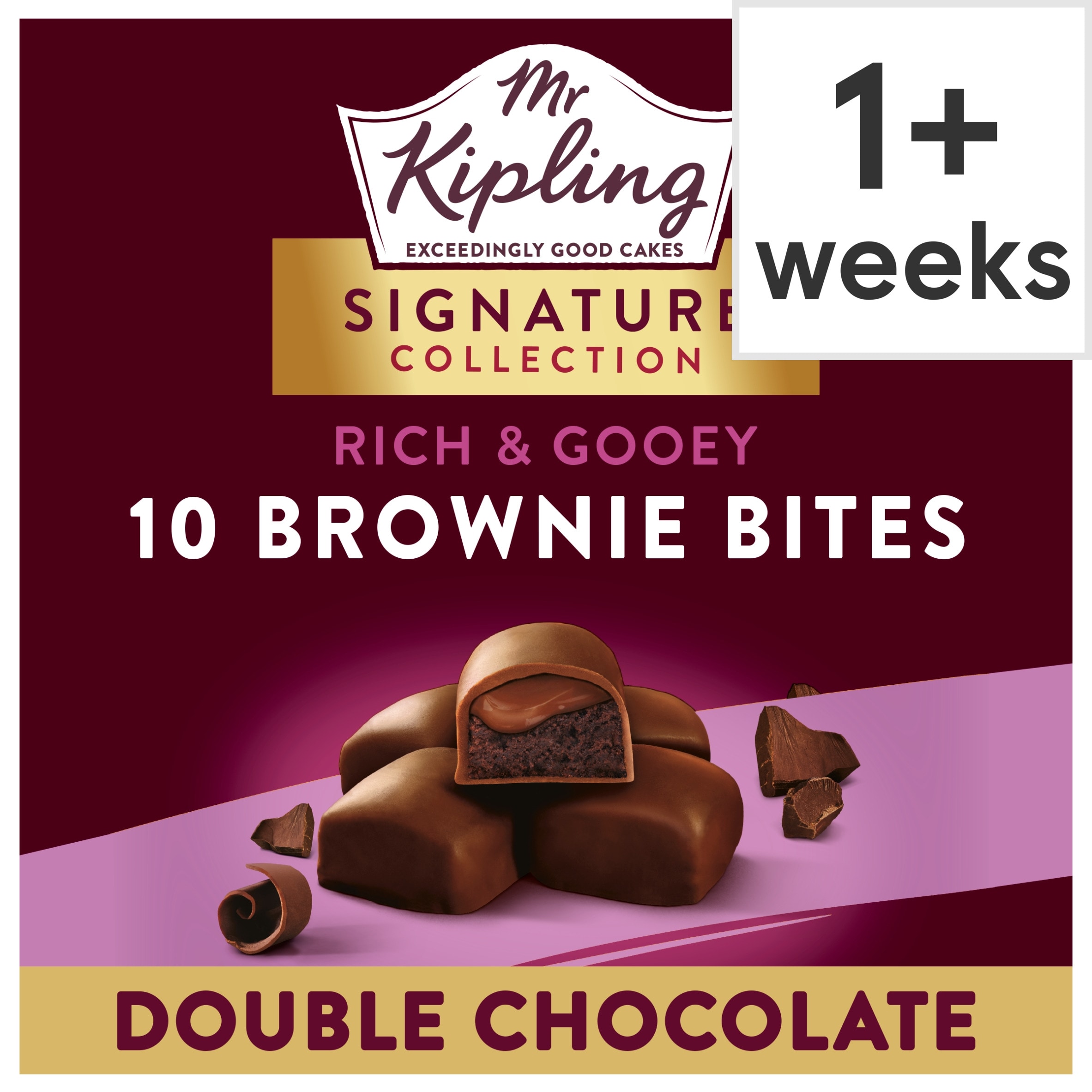 Mr Kipling Signature Double Choc Brownie Bites