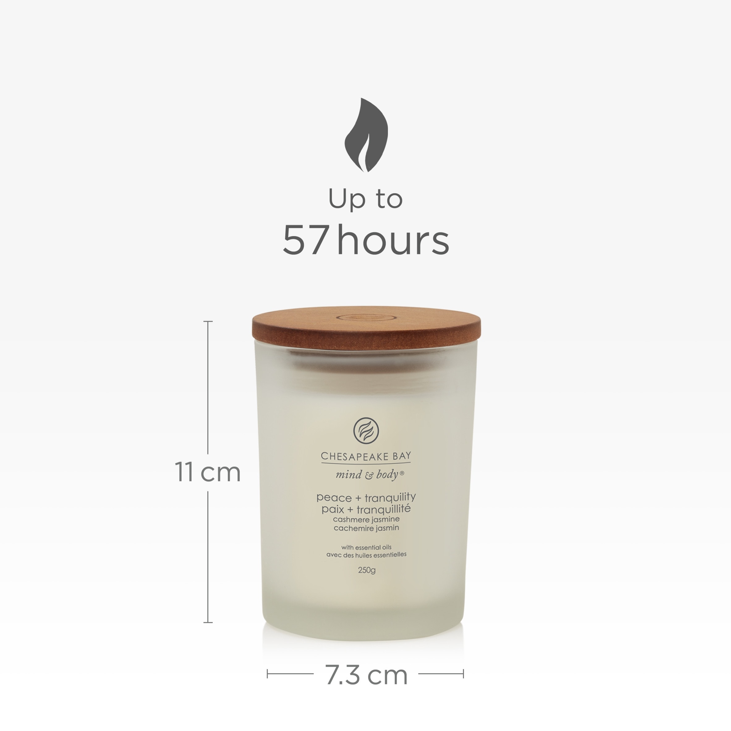 Chesapeake Bay Cashmere Jasmine Candle 250G thumbnail 3