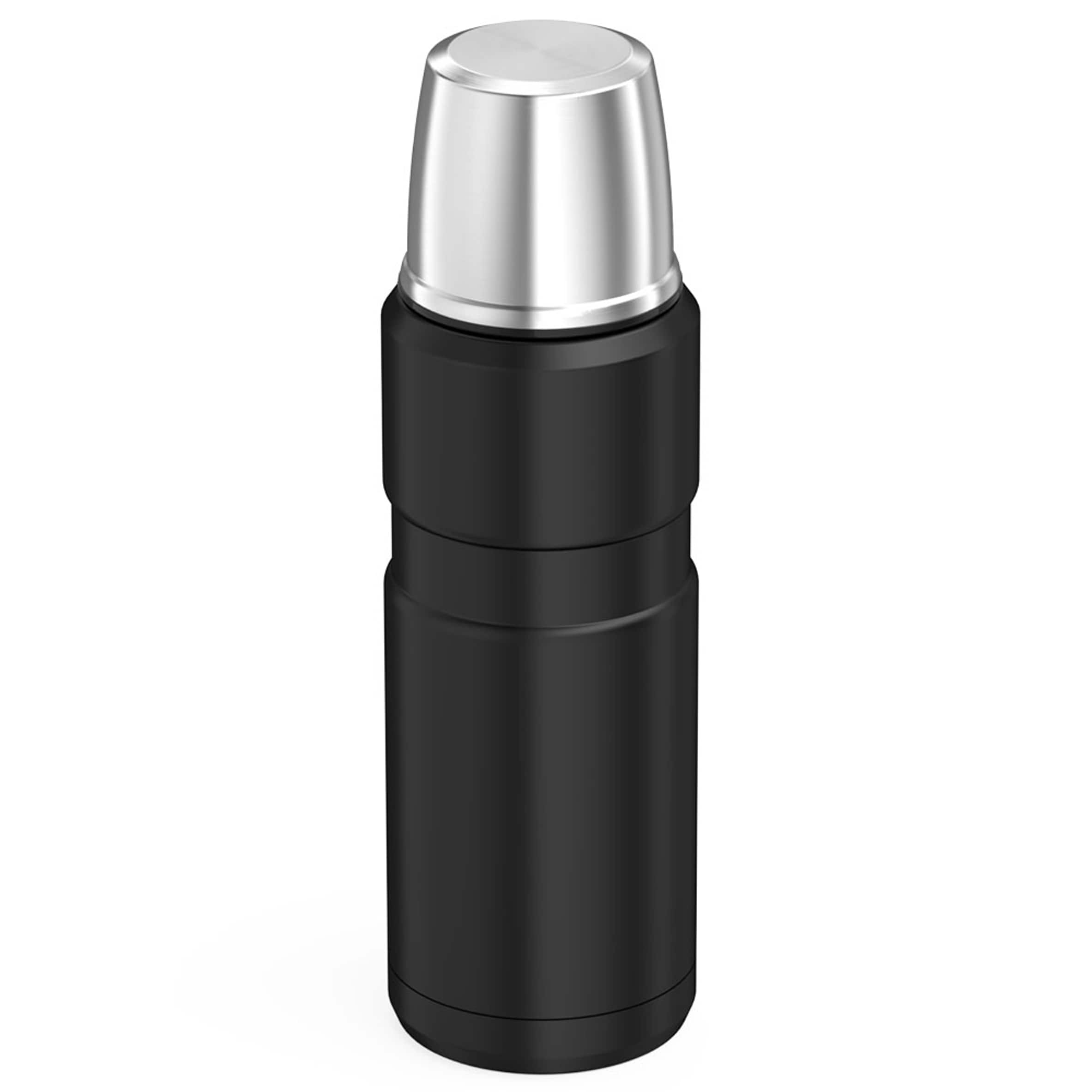 Thermos King Matte Black 470Ml Stainless Steel Flask thumbnail 3