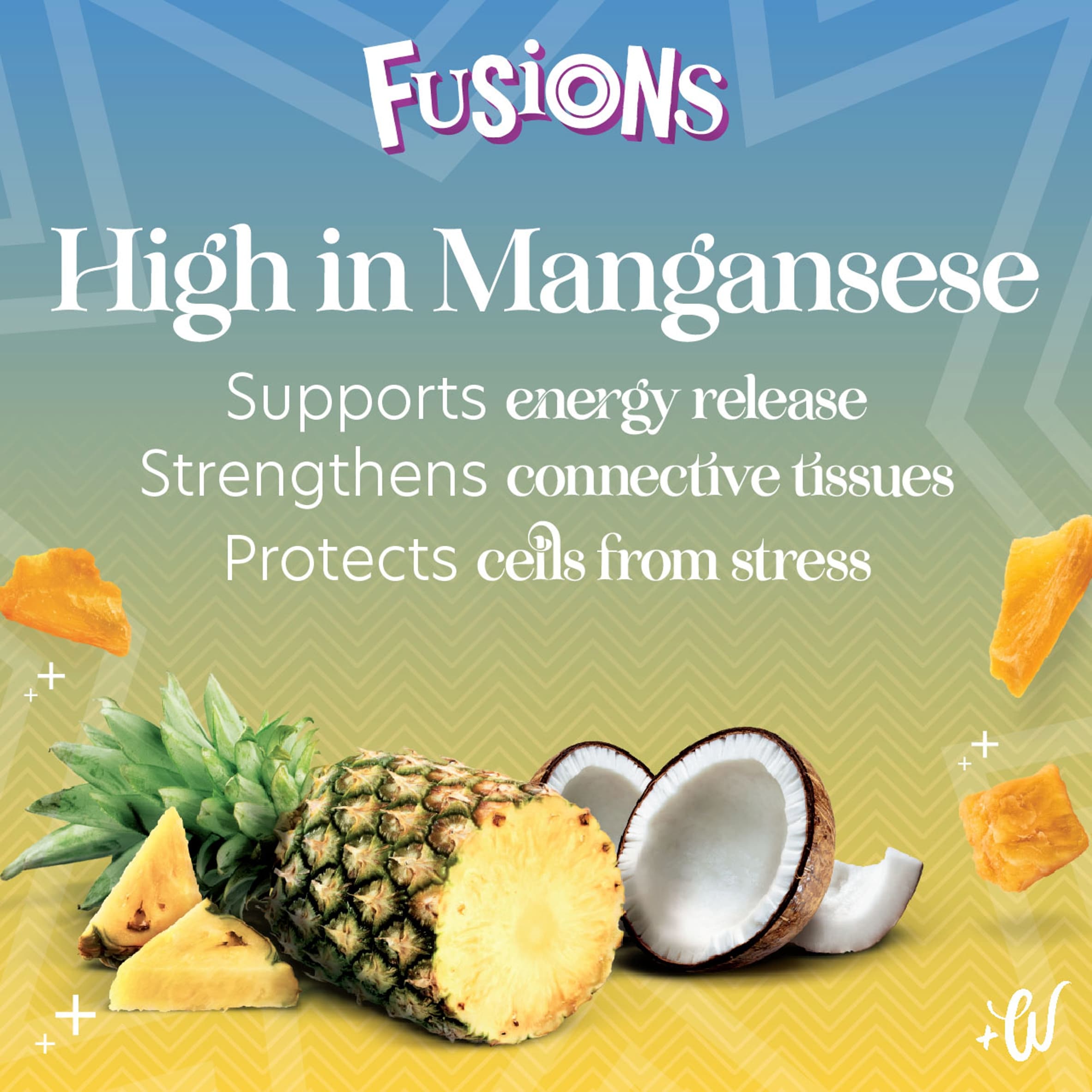 Whitworths Fusions Coconut Pineapple 80G thumbnail 2