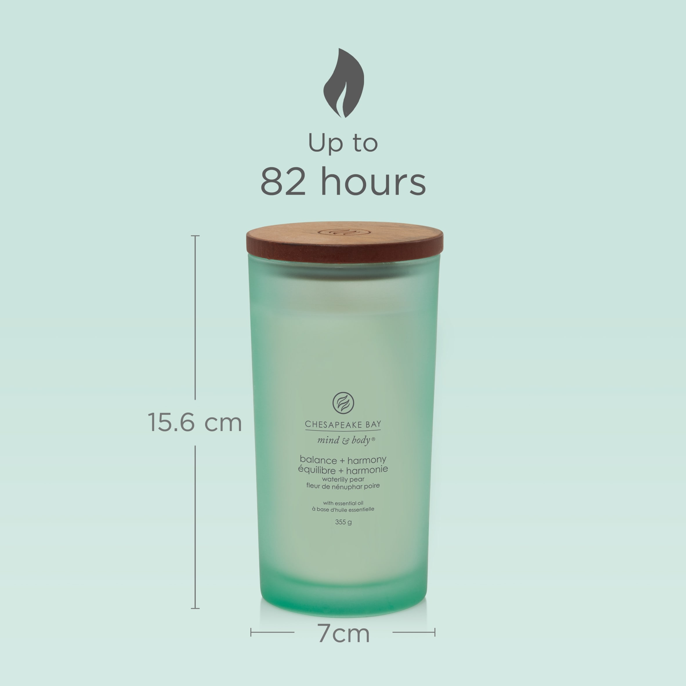 Chesapeake Bay Waterlily Pear Candle 355G thumbnail 3