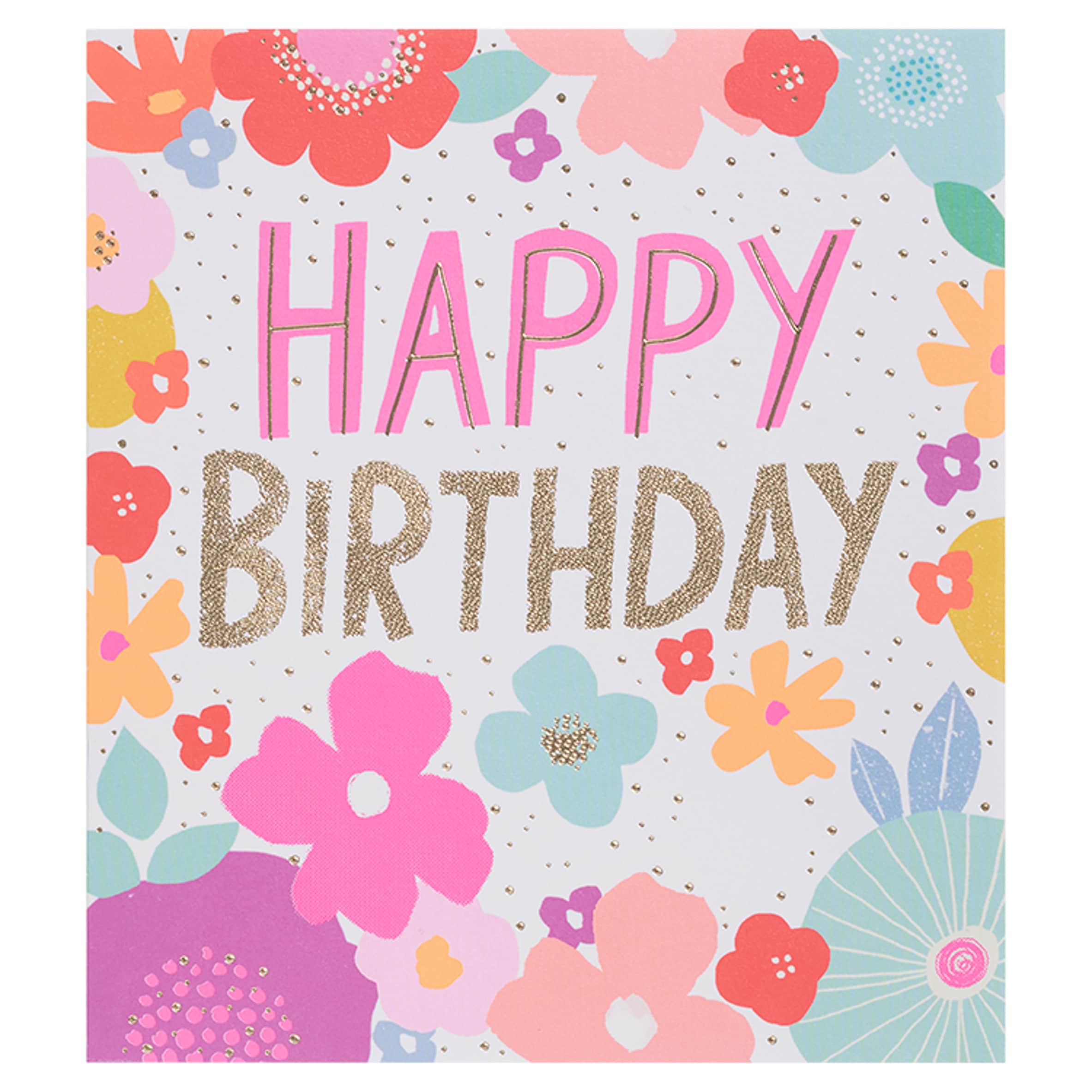 Inkdrops Birthday Card Happy Birthday