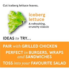 Tesco Iceberg Lettuce 200G thumbnail 2
