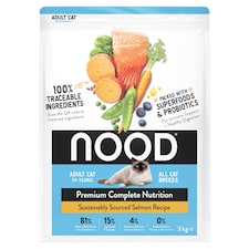 Nood Cat Food Salmon Recipe 3Kg