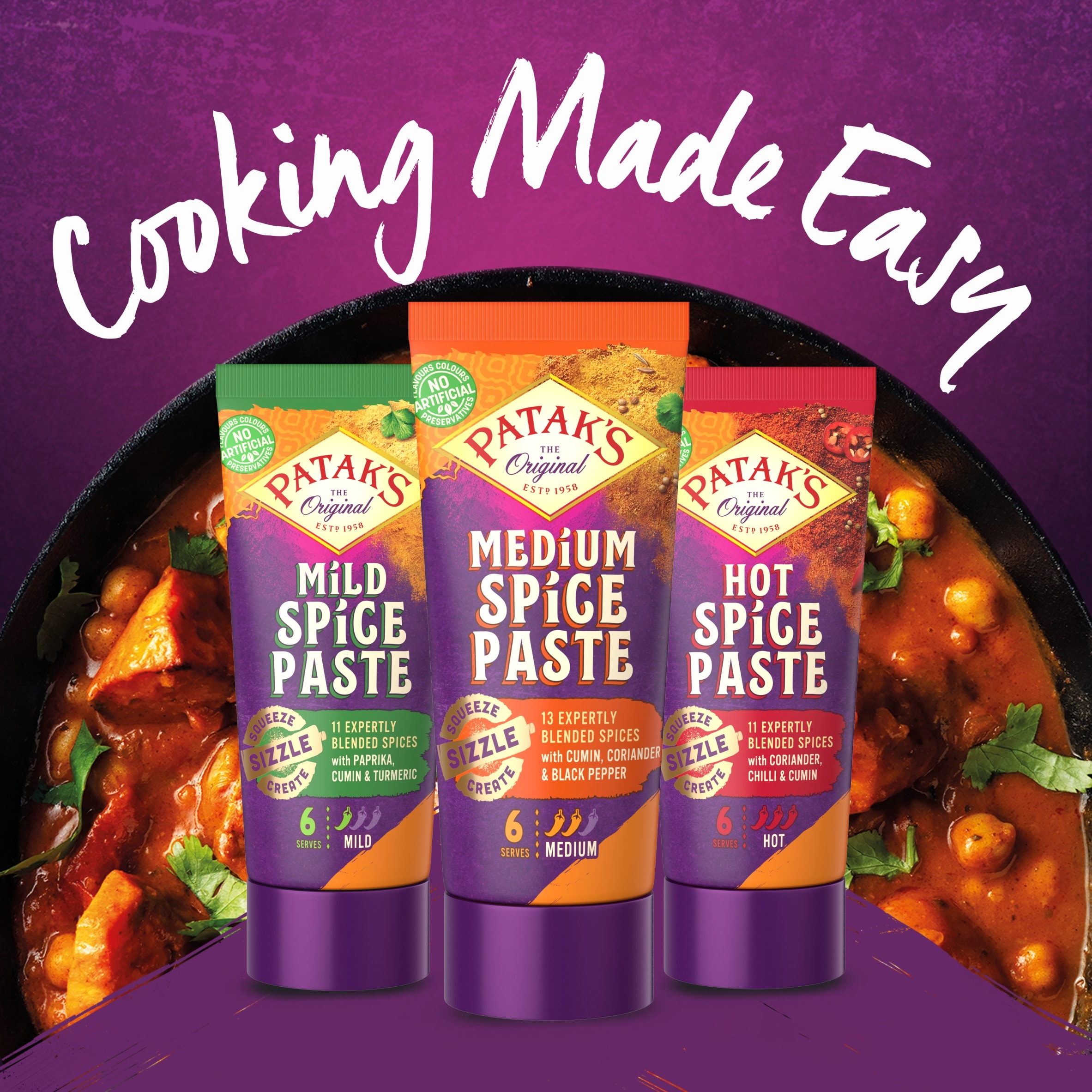 Patak's Hot Spice Paste 135G thumbnail 3