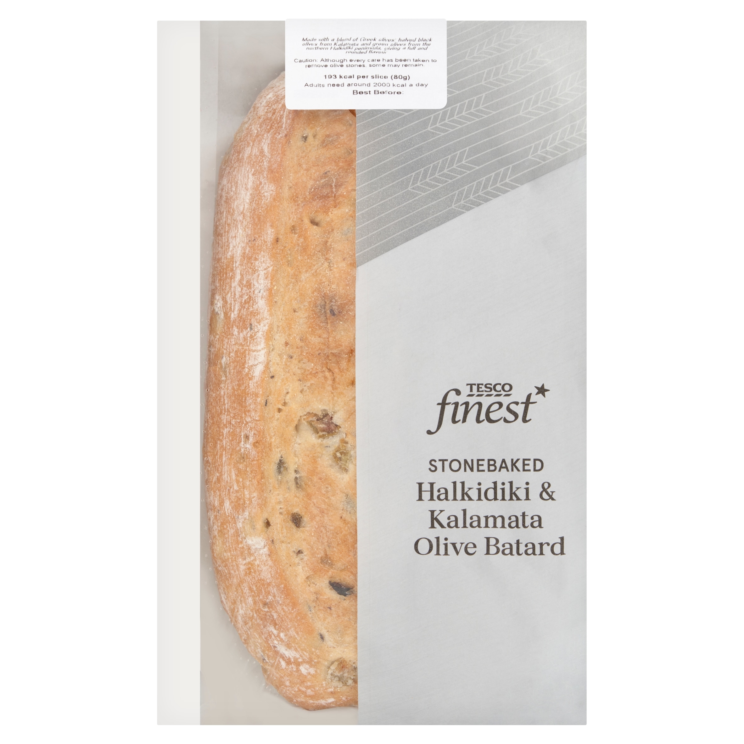 Tesco Finest Kalamata & Halkidiki Olive Batard 400G thumbnail 2