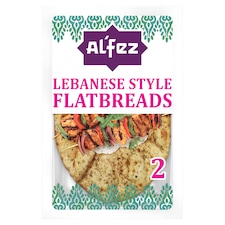 Al'fez Lebanese Style Flatbreads Flame Baked 180G