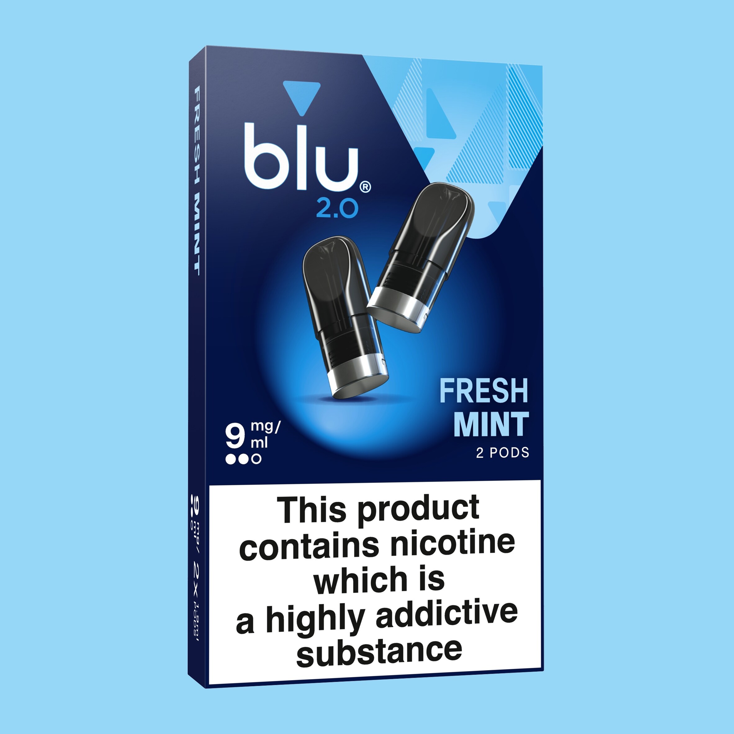 blu 2.0 Fresh Mint Vape Pods 9mg/ml thumbnail 2
