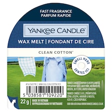 Yankee Clean Cotton Wax Melt 22G