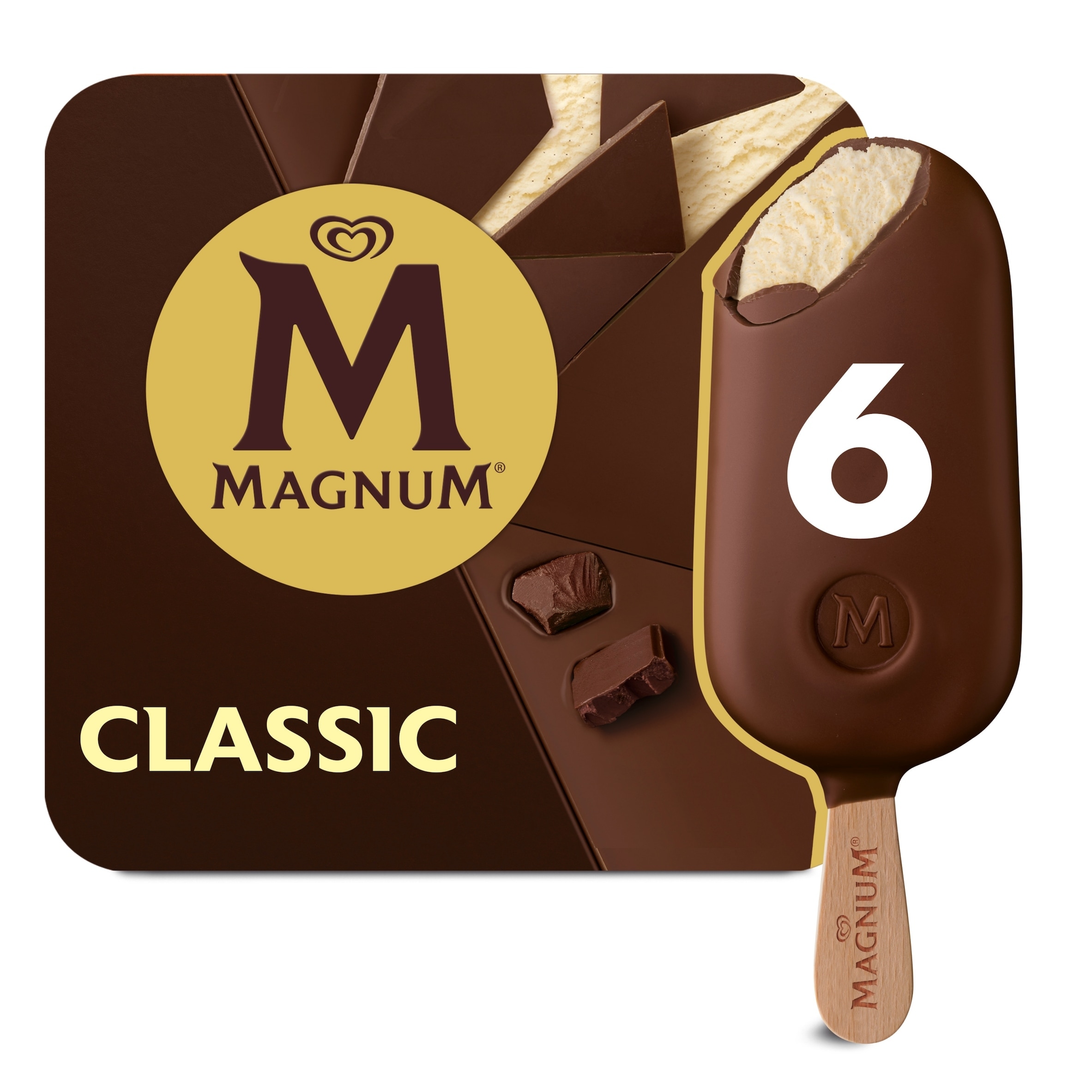 Magnum Classic Ice Cream Sticks 6x100ml thumbnail 5