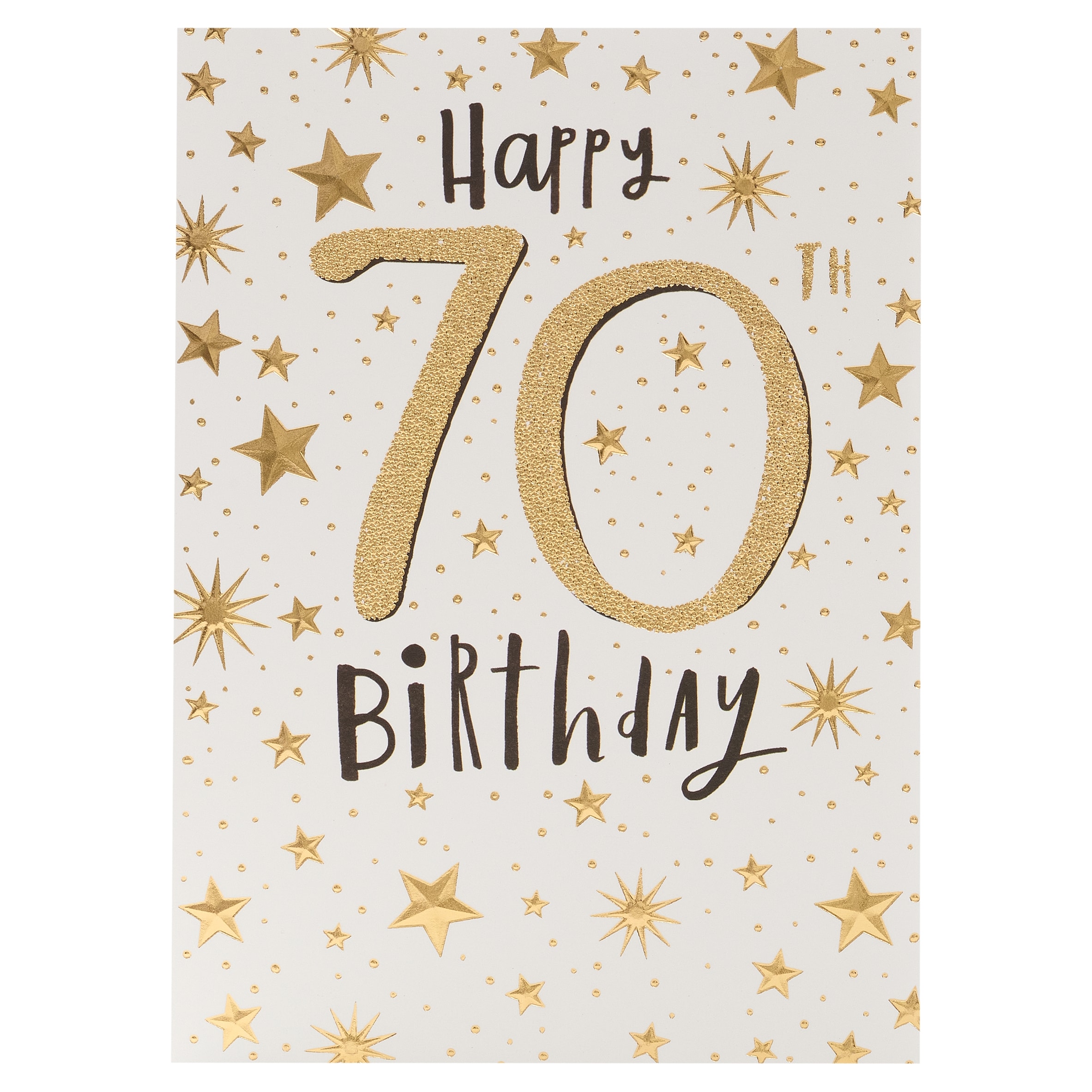 Inkdrops Birthday Card Happy 70Th Birthday