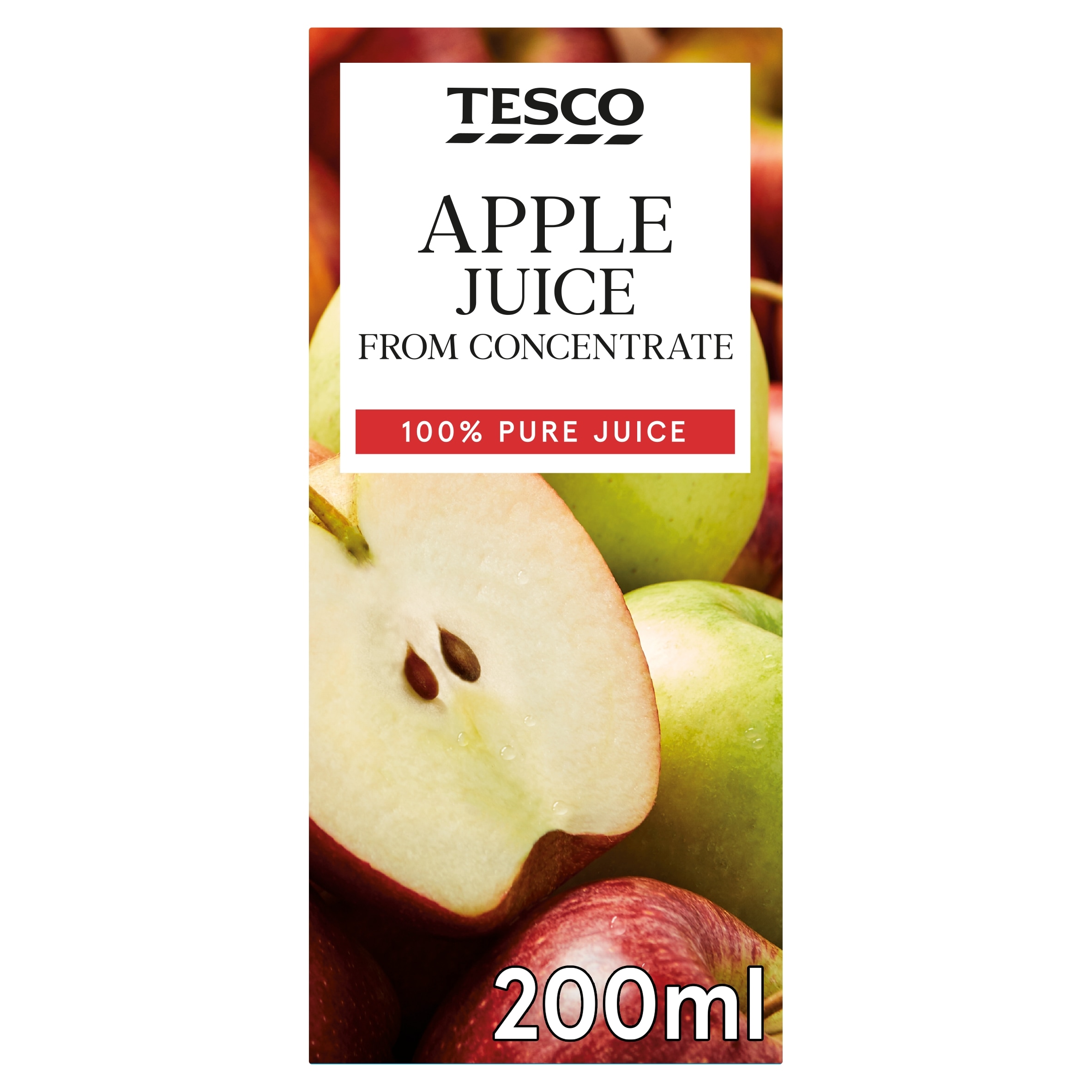 Tesco Apple Juice From Concentrate 200Ml