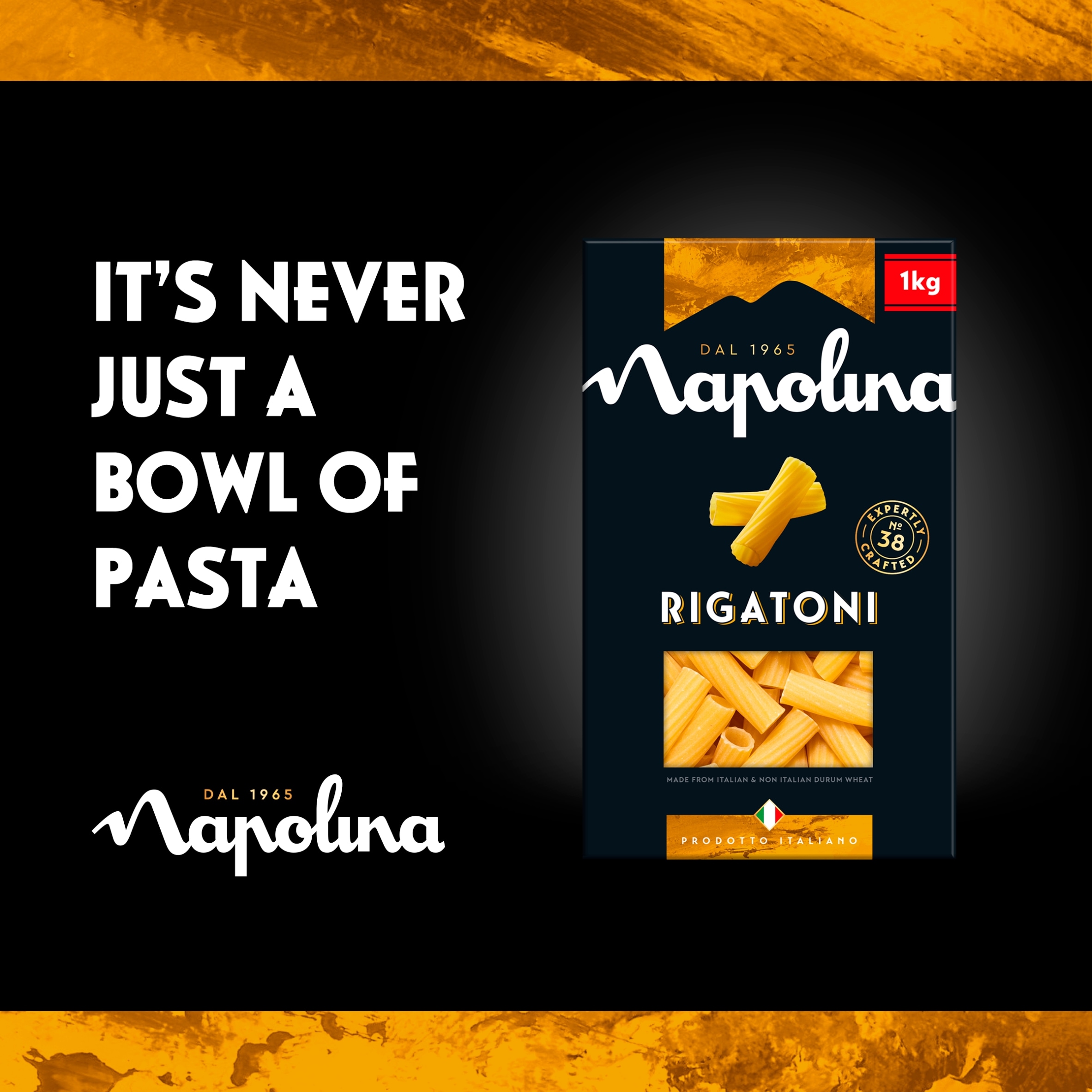 Napolina Rigatoni Pasta 1Kg thumbnail 2