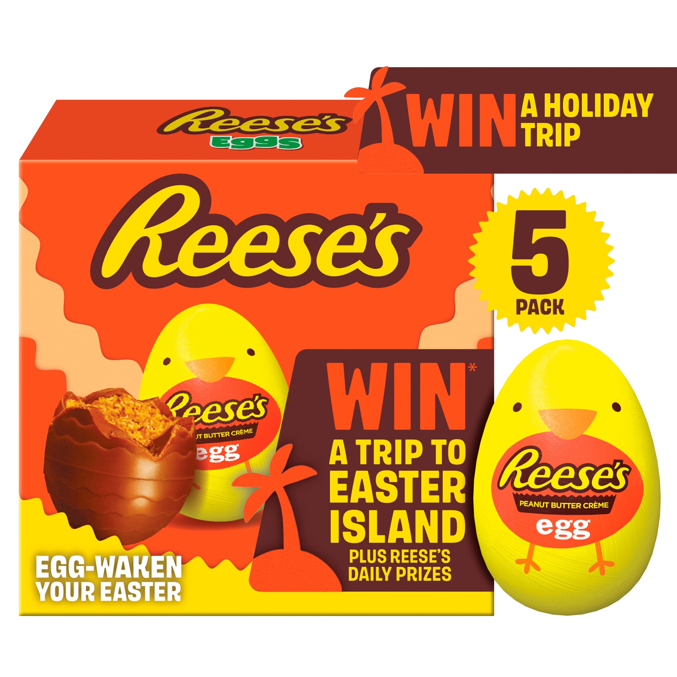 Reese's Peanut Butter Creme Egg 5X34g thumbnail 4