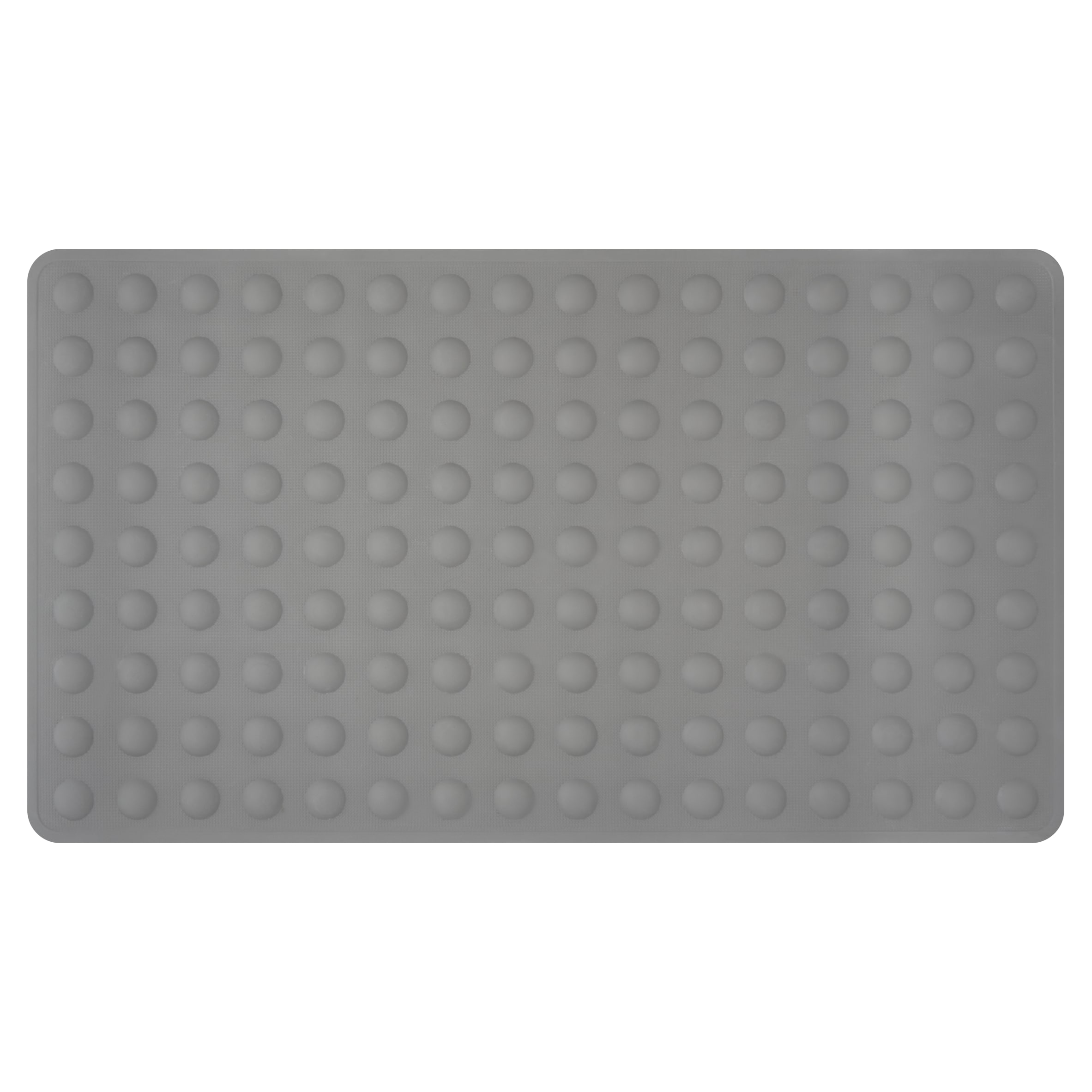 F&F Home Rubber Bubble Bath Mat Grey